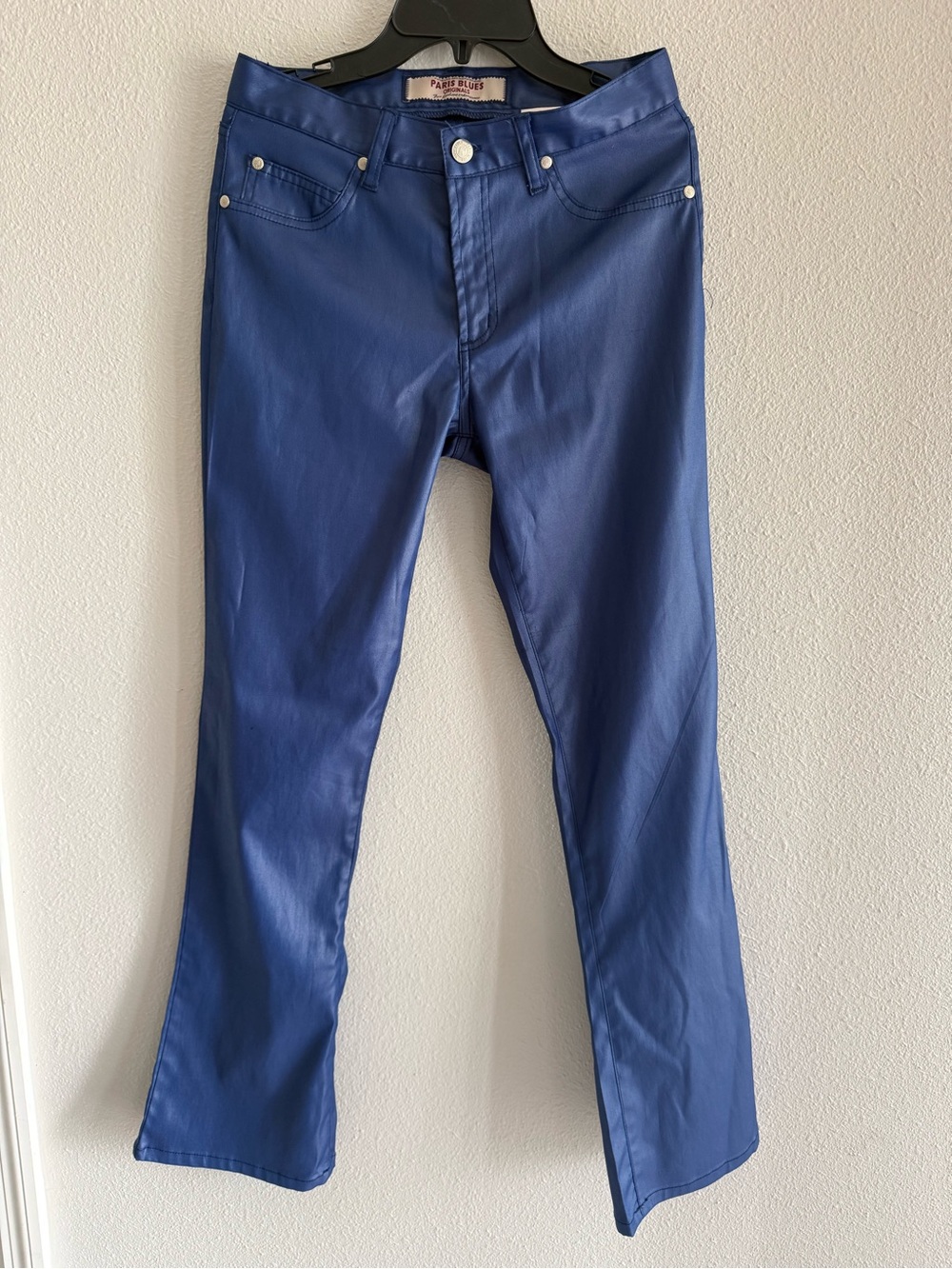 Paris Blues Originals Deep Blue Coated Skinny Jeans